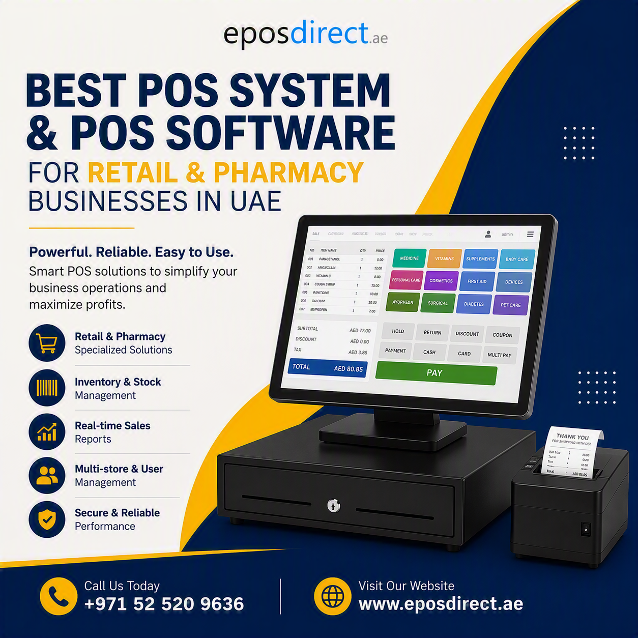 Best POS System and POS Software for Retail & Pharmacy Businesses in UAE