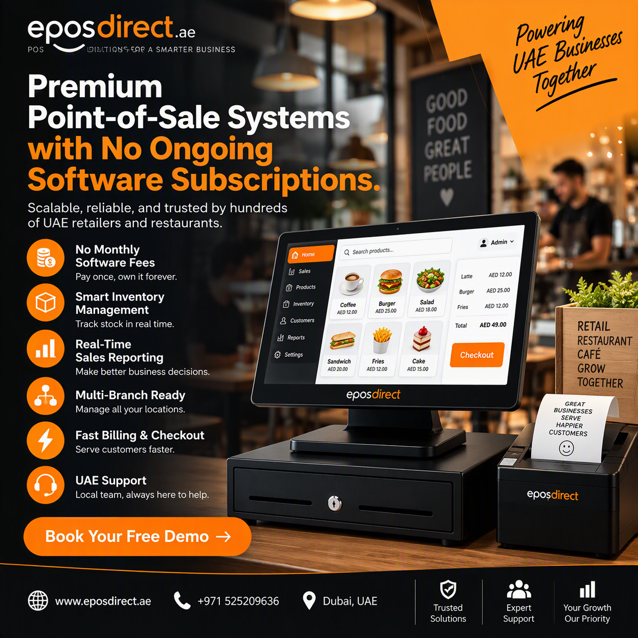 Premium Point-of-Sale Systems with No Ongoing Software Subscriptions | Epod Direct