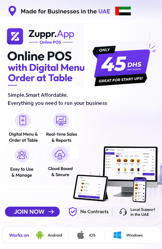 Online POS with Digital Menu